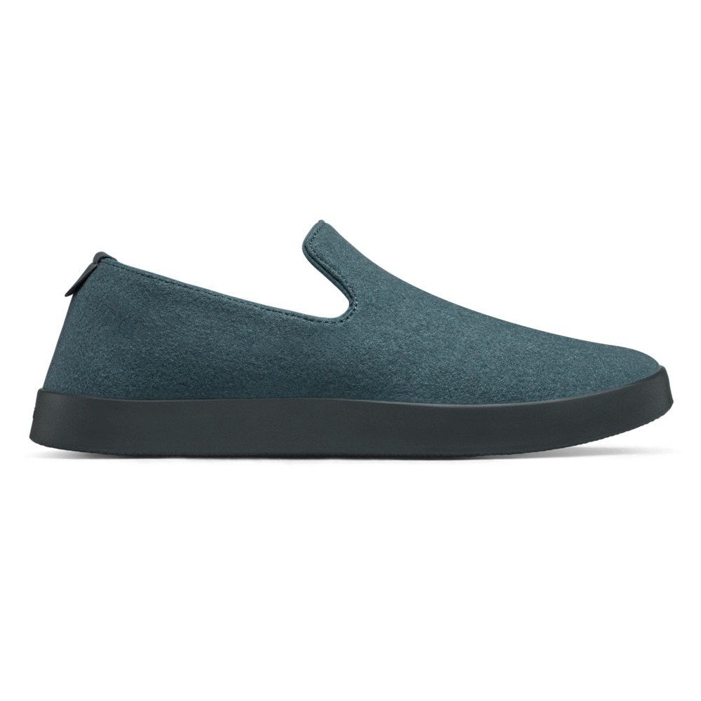 Allbirds Women\'s Slip-Ons Blue - Wool Loungers - 23475TWNG